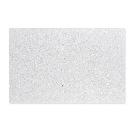 Goma Eva Glitter con adhesivo 60x40cm x10u. Blanco
