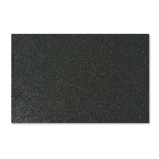 Goma Eva Glitter con adhesivo 60x40cm x10u. Negro