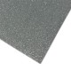 Goma Eva Glitter con adhesivo 60x40cm x10u. Plata