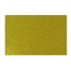 Goma Eva Glitter con adhesivo 60x40cm x10u. Dorado