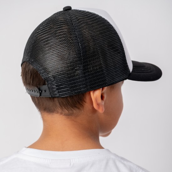 Gorro Niño Trucker 5011 Negro / Blanco