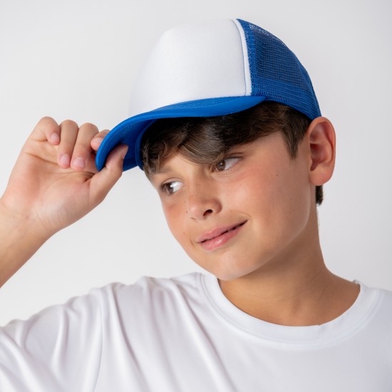 Gorro Niño Trucker 5011 Francia / Blanco