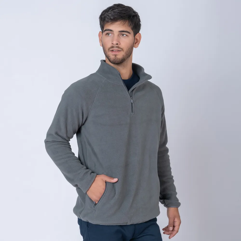 Buzo Polar medio cierre SW Gris Oscuro
