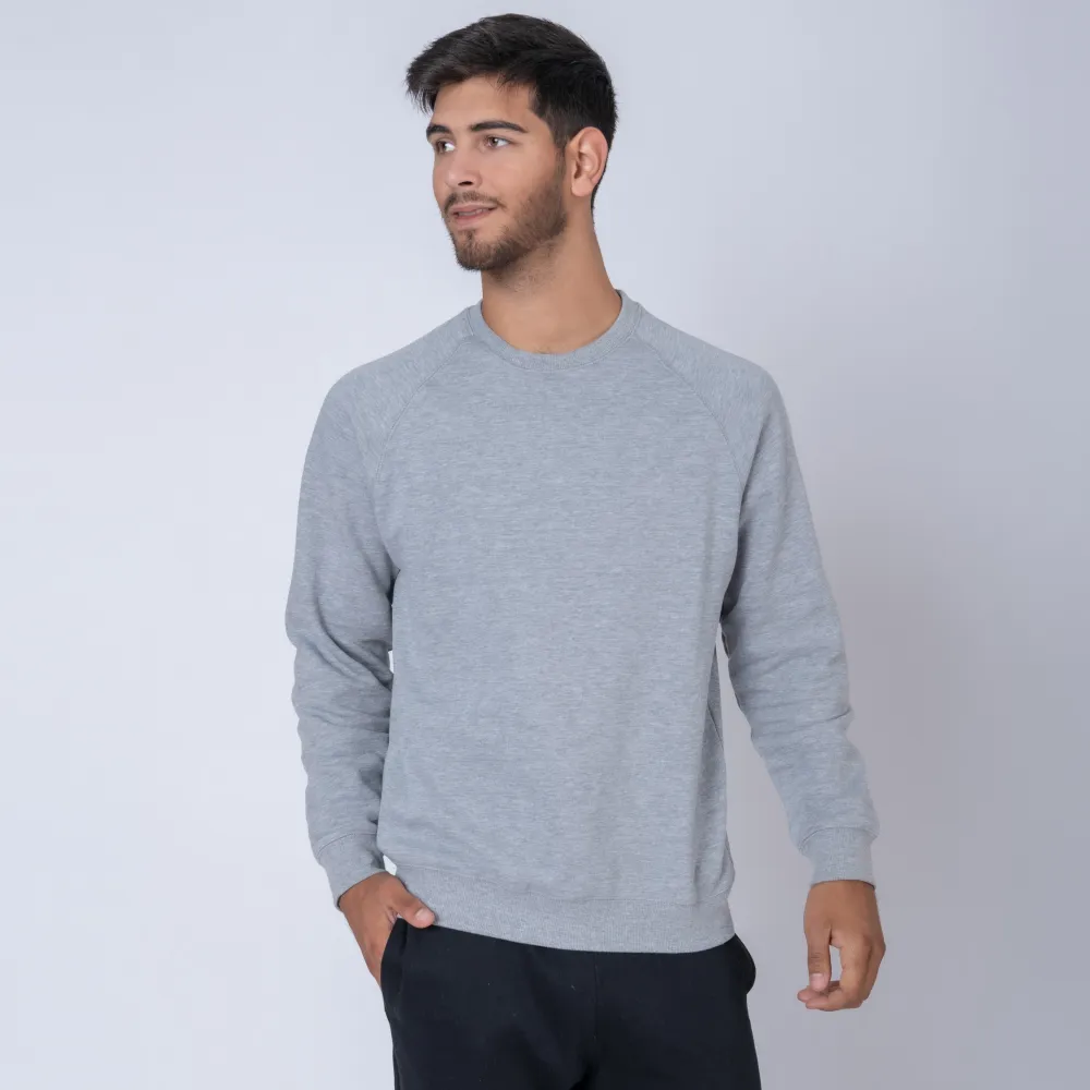 Buzo De Felpa Sw Gris Melange