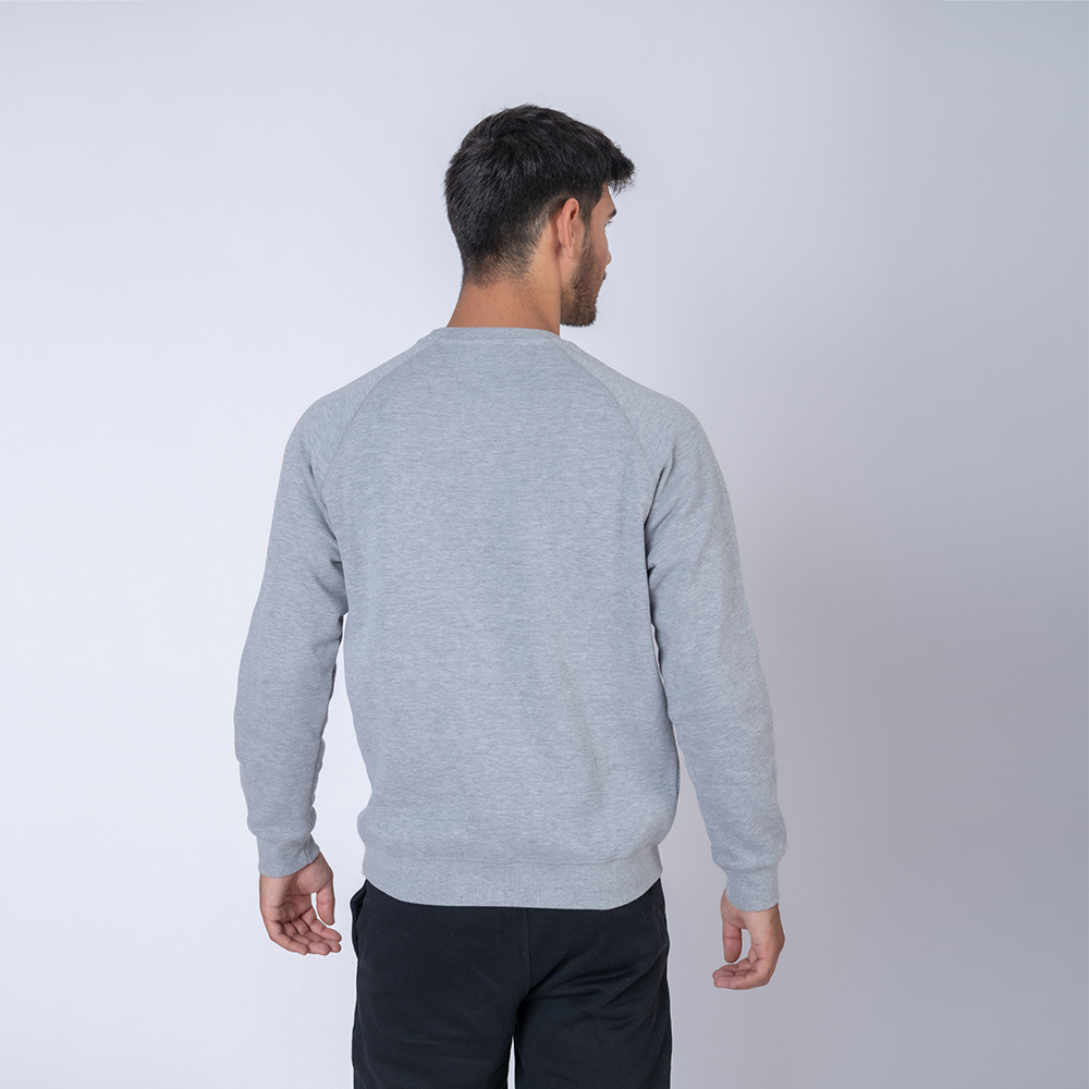 Buzo De Felpa Sw Gris Melange