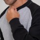 Buzo Felpa SW gris melange/negro