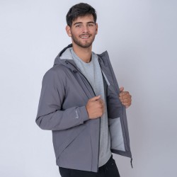 Campera Waterproof Gris