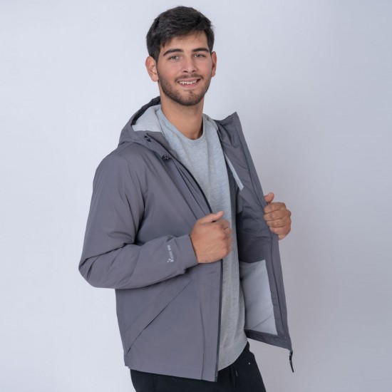 Campera Waterproof Gris