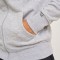 Campera Adulto Felpa Sw Gris Melange