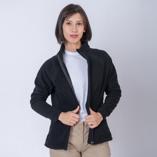 Campera Polar dama SW negro