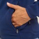 Campera Polar dama SW azul marino