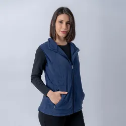Chaleco Polar Dama SW Azul