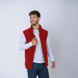 Chaleco Polar SW Rojo
