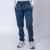 Pantalón Deportivo Azul/Blanco
