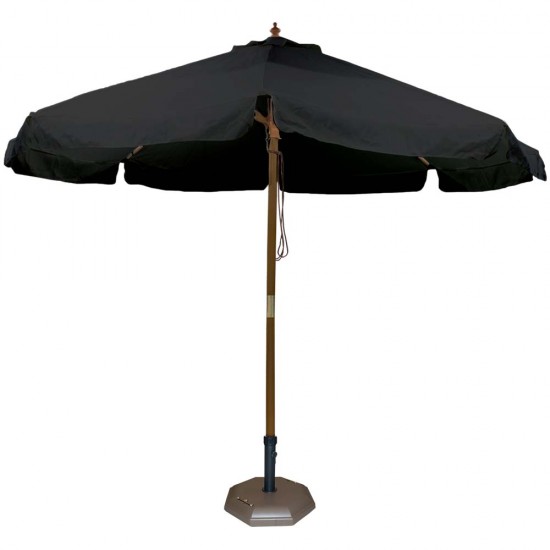 Sombrillón Hardwood Negro 3 mts