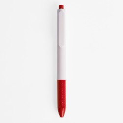 Lapicera LS564 Blanco/Rojo