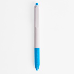 Lapicera LS564 Blanco/Celeste