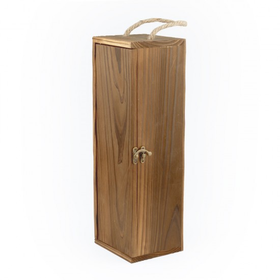 Caja de Madera para Vino 006 Oscura