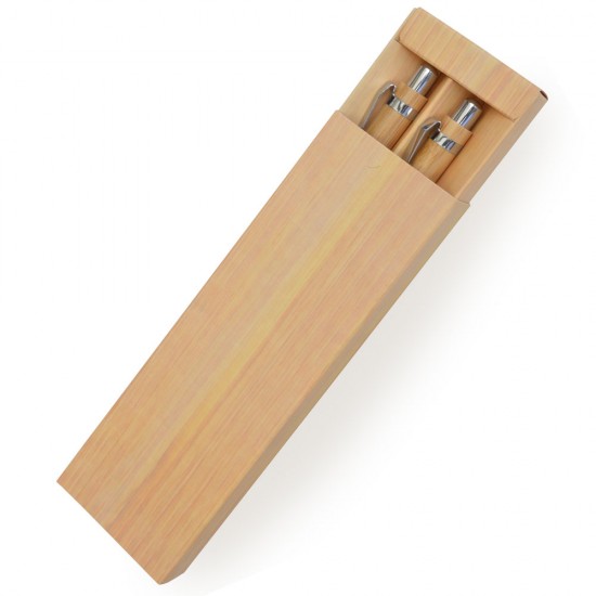 Set Bamboo Lápiz y Lapicera