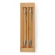 Set Bamboo Lápiz y Lapicera