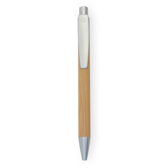 Lapicera Bamboo Plata