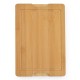 Tabla Parrillera Bamboo Premium con tapa y cubiertos 30x20 cm