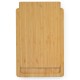 Tabla Parrillera Bamboo Premium con tapa y cubiertos 30x20 cm