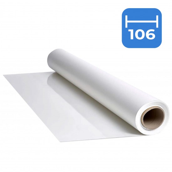 Vinilo de Impresión Bobina 50m - Blanco Brillo 106