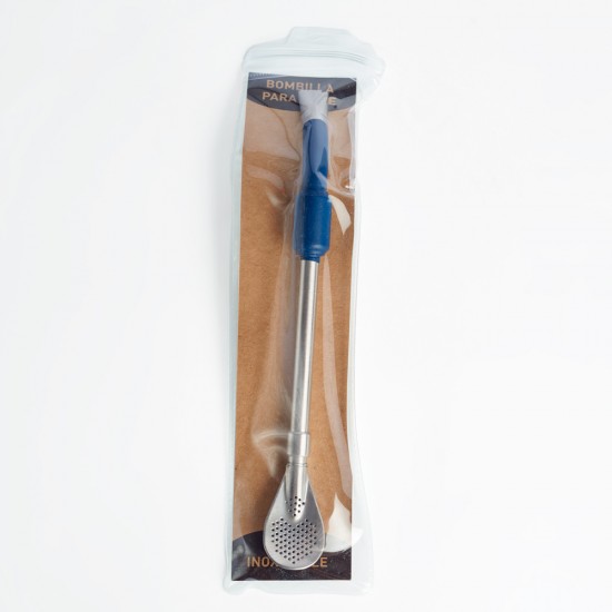 Bombilla de Acero Premuium 022 Azul