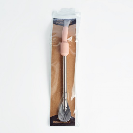 Bombilla de Acero Premuium 022 Rosado