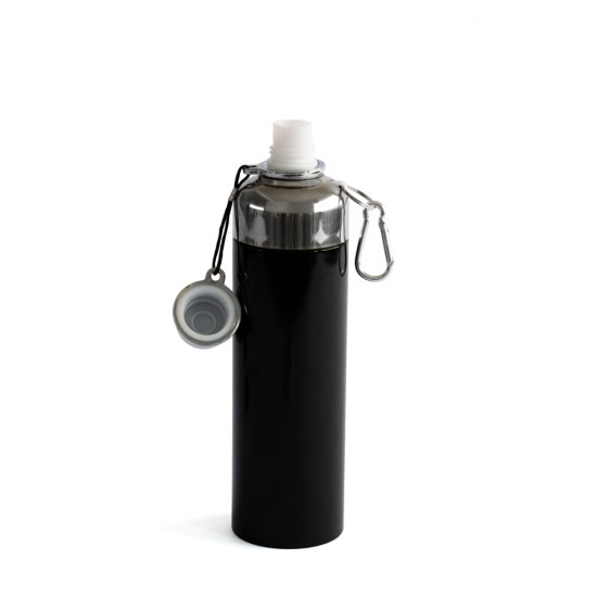Botella de Acero Doble Pared 500ml Negro