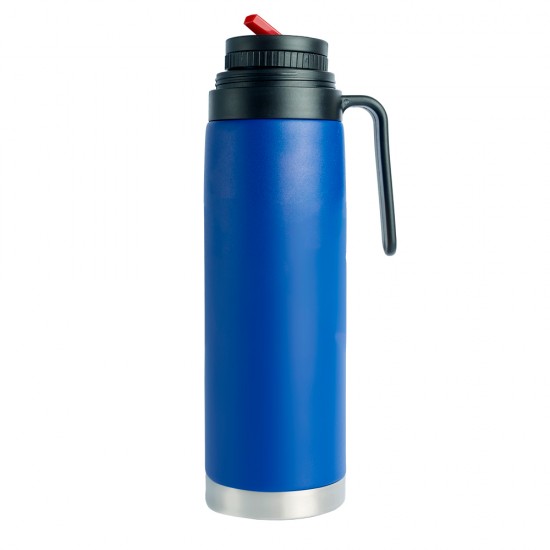 Termo de Acero Doble Pared 1000ml 032 Azul