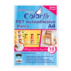 Papel Pet Blanco CF A4 10 hojas