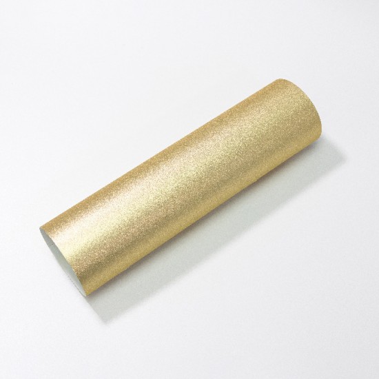 Vinilo Adhesivo Shimmer 5 Hojas 30x30cm Dorado