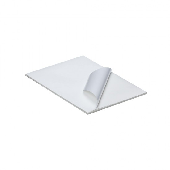 Vinilo Autoadhesivo Blanco Brillo Inkjet A4x100