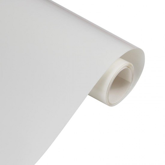 Vinilo Termotransferible Flock Blanco 50x100 cm