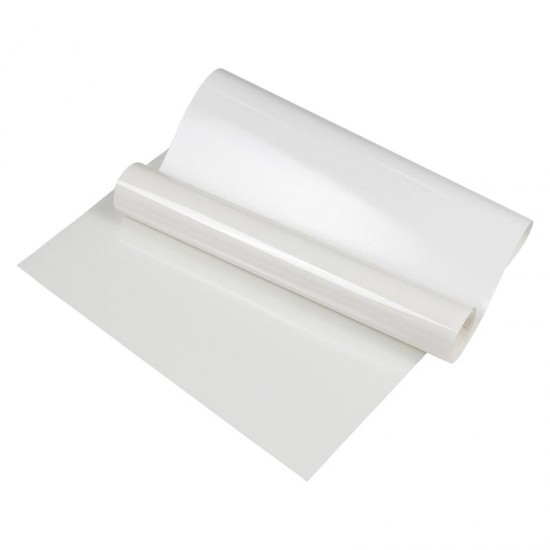 Vinilo Termotransferible Flock Blanco 50x100 cm