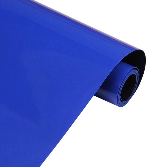 Vinilo Termotransferible Flock Azul 50x100 cm