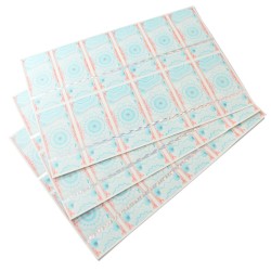 Entradas seguridad plancha x 120u