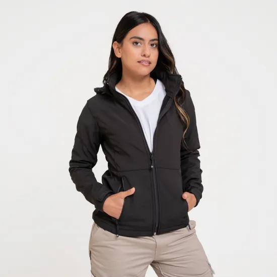 Campera Dama Neopreno Negro