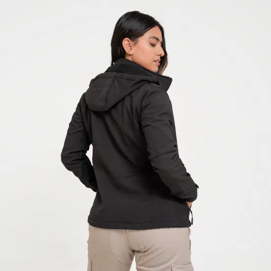 Campera Dama Neopreno Negro