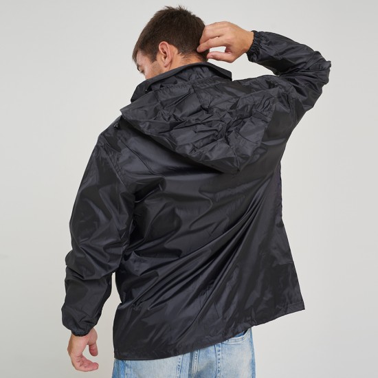 Campera Impermeable Negra