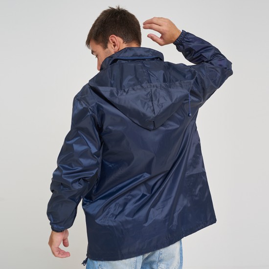 Campera Impermeable Azul