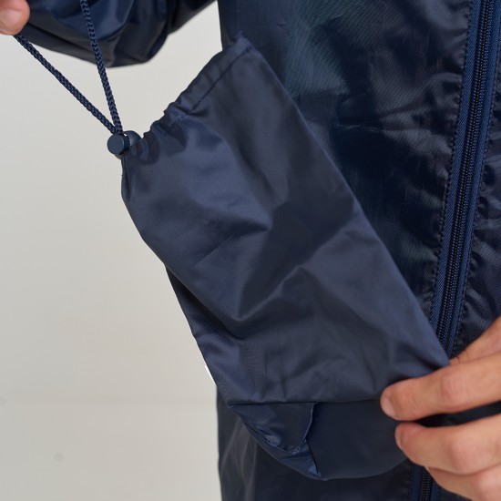 Campera Impermeable Azul