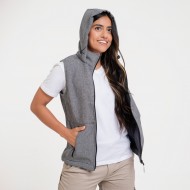 Chaleco Dama Neopreno Gris Melange