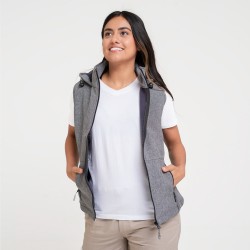 Chaleco Dama Neopreno Gris Melange