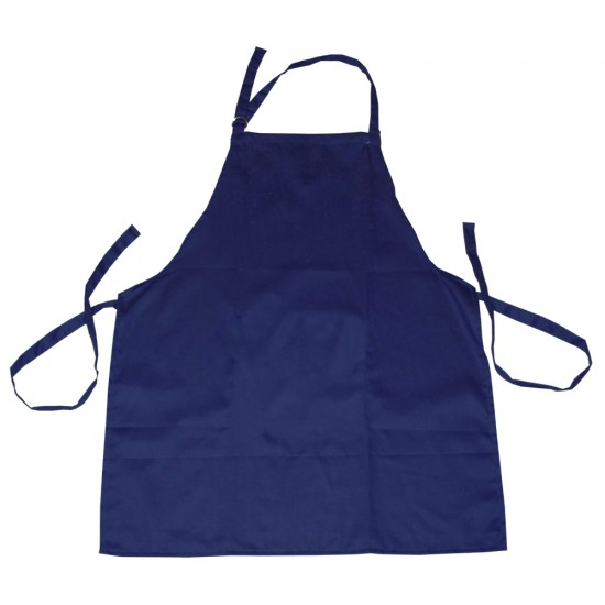 Delantal Liso sin Bolsillo Azul Marino