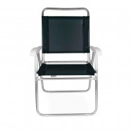 Silla Master Plus Fashion Aluminio Negro