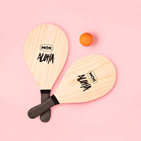 Set Paletas Playa Mor Madera 3 Piezas