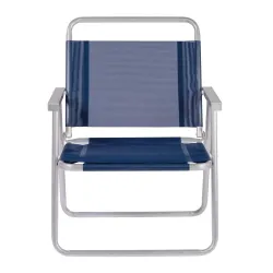 Silla MOR oversize aluminio azul